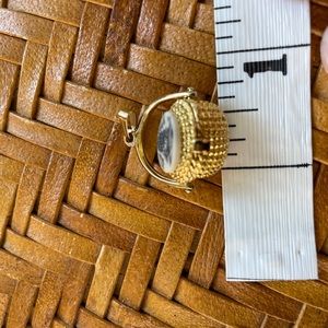 Gold plated Nantucket basket pendant